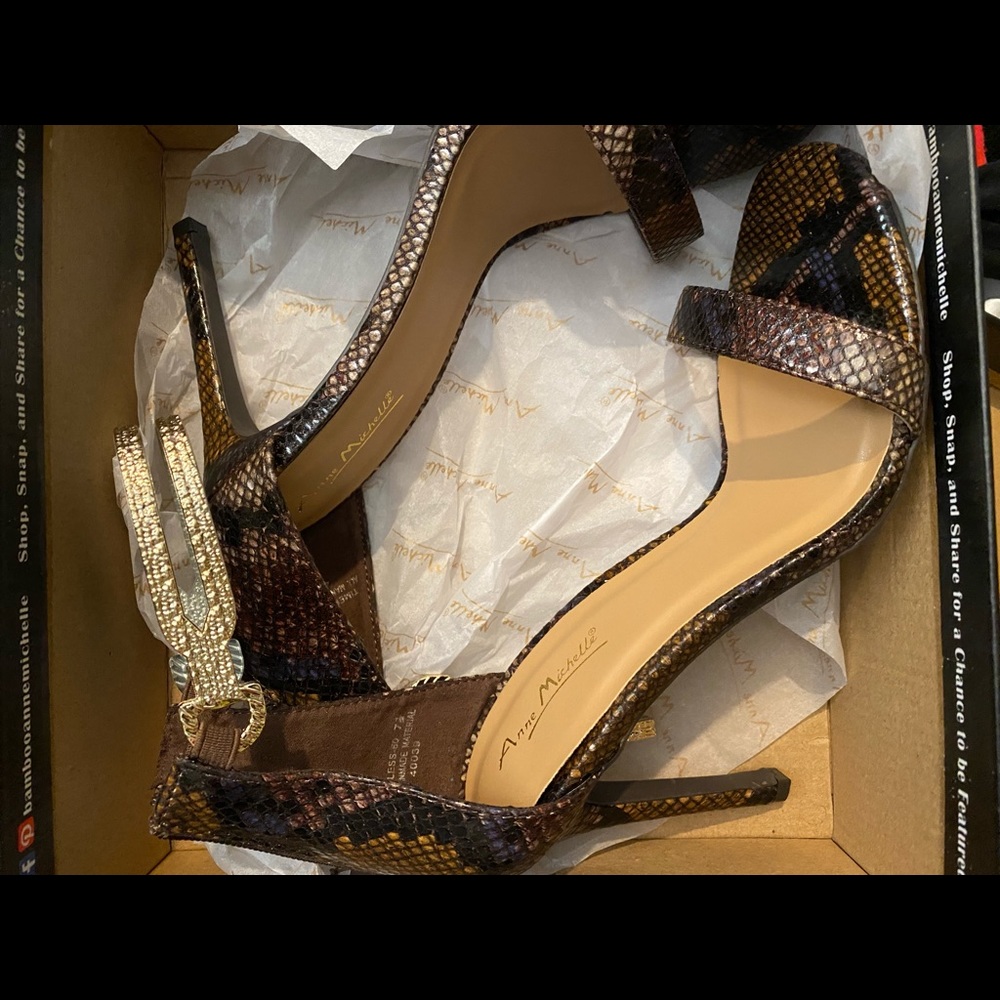 Snakeskin heels